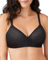 Black Front Wacoal Back Appeal Wirefree Contour Bra 856303