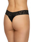 Black Back Hanky Panky Cotton With A Conscience Petite Low Rise Thong 891581XS