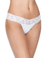 White Front Hanky Panky Cotton With A Conscience Petite Low Rise Thong