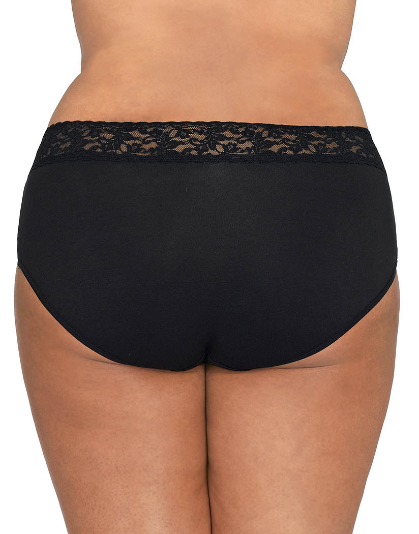 Black Back Hanky Panky Cotton With A Conscience Plus Size French Brief 892461X