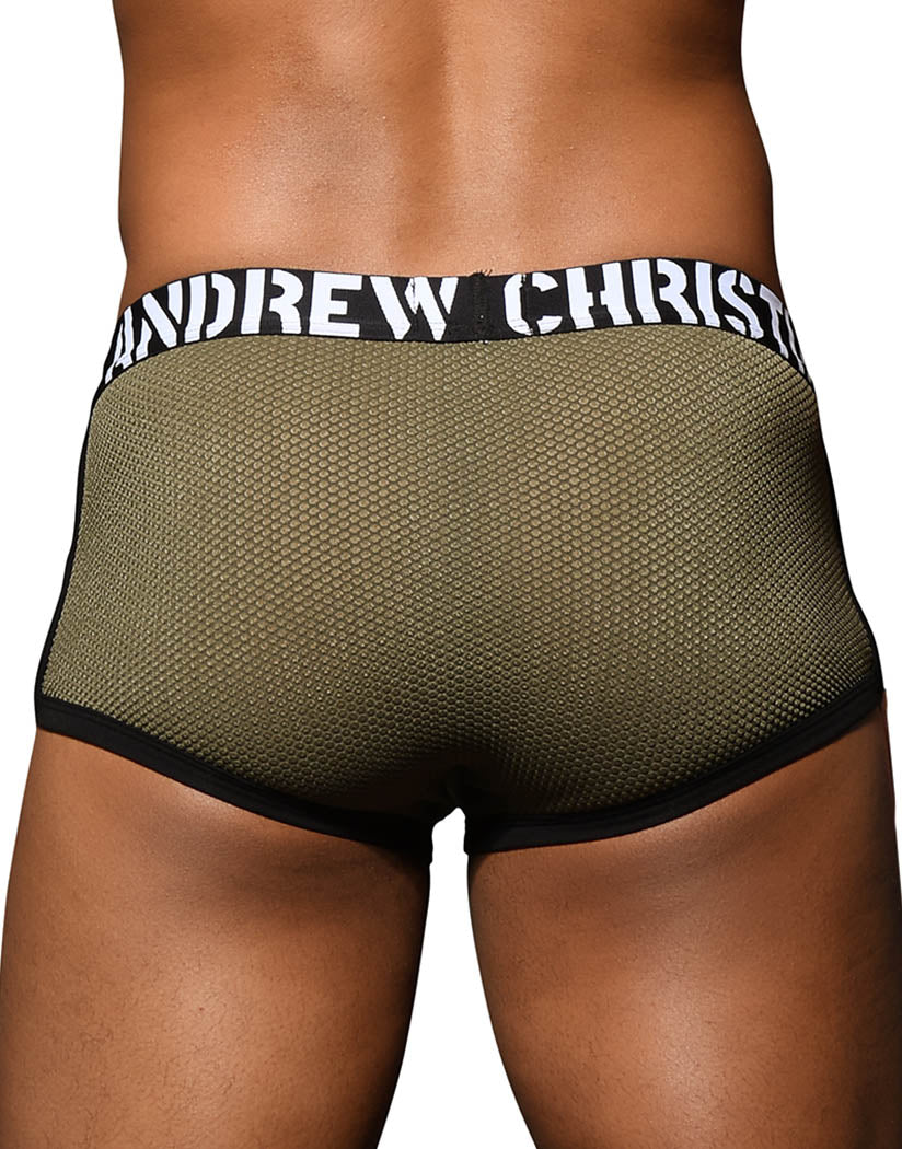 Andrew Christian Military Mesh Pocket Almost Naked Boxer 92596