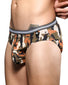 Multi Side Andrew Christian Camo Boy Brief 3-Pack w/ Almost Naked 92670