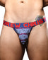 Multi Front Andrew Christian Anchor Mesh Jock w/ Almost Naked 92694
