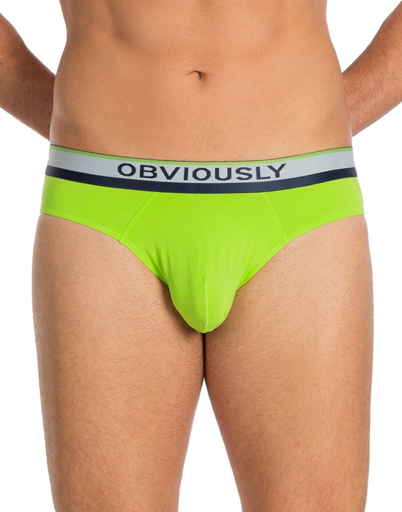Lime Front Obviously PrimeMan Brief A02