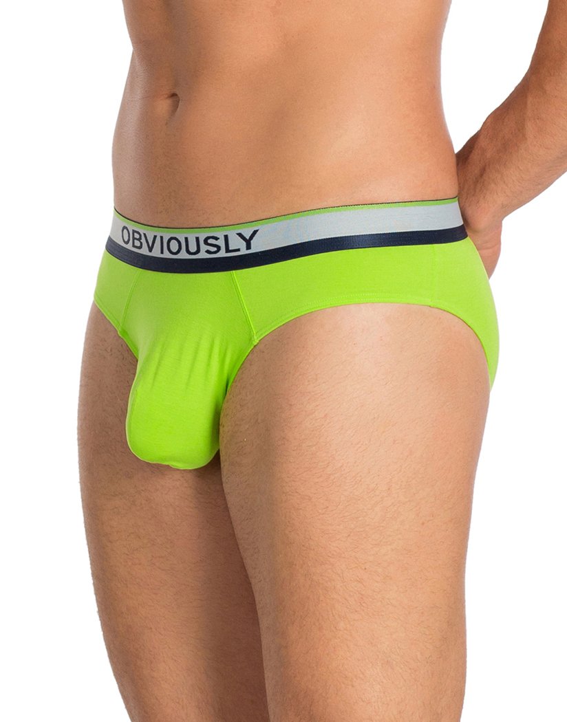 Lime Side Obviously PrimeMan Brief A02