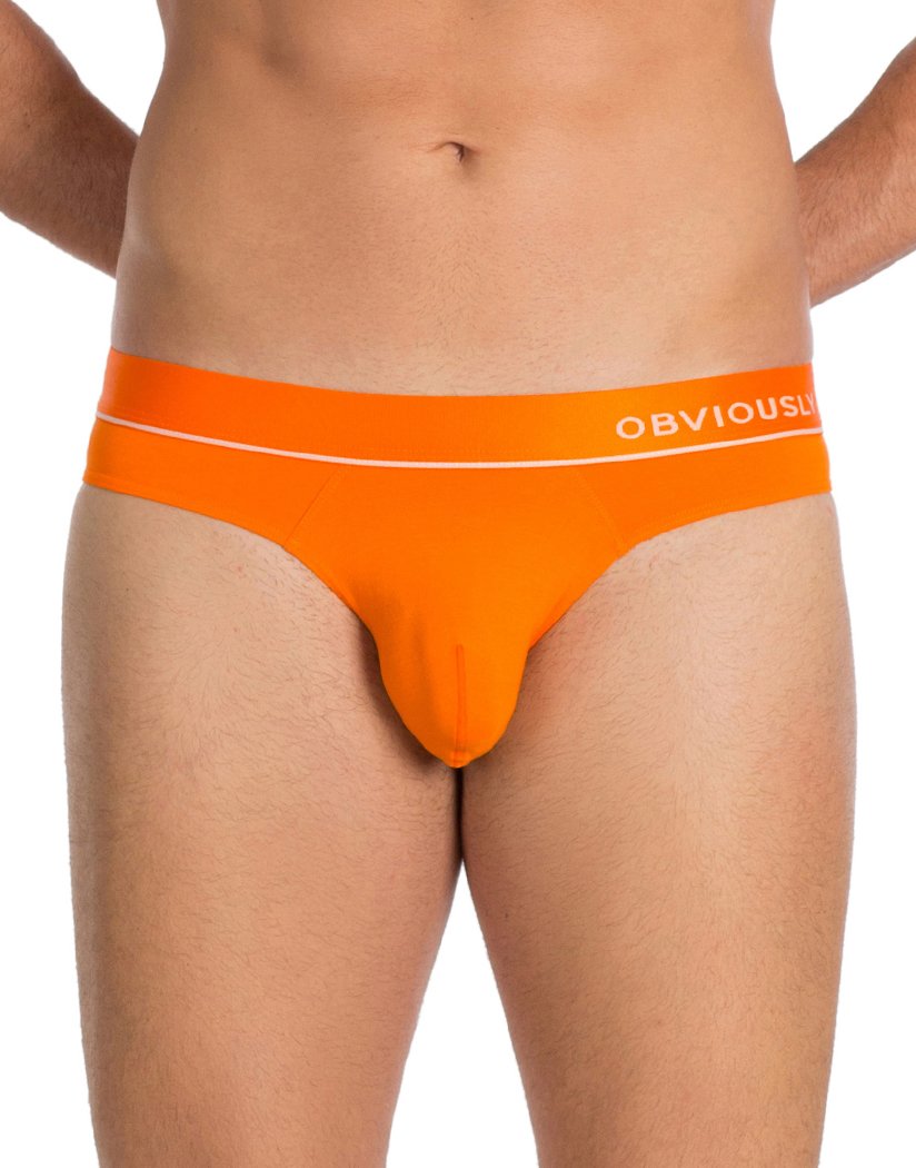Orange Front Obviously PrimeMan Hipster Brief A04