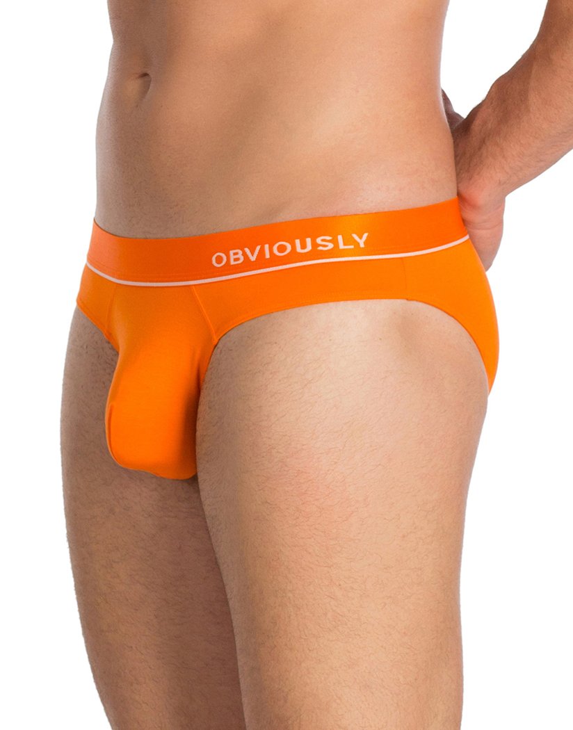 Orange Side Obviously PrimeMan Hipster Brief A04