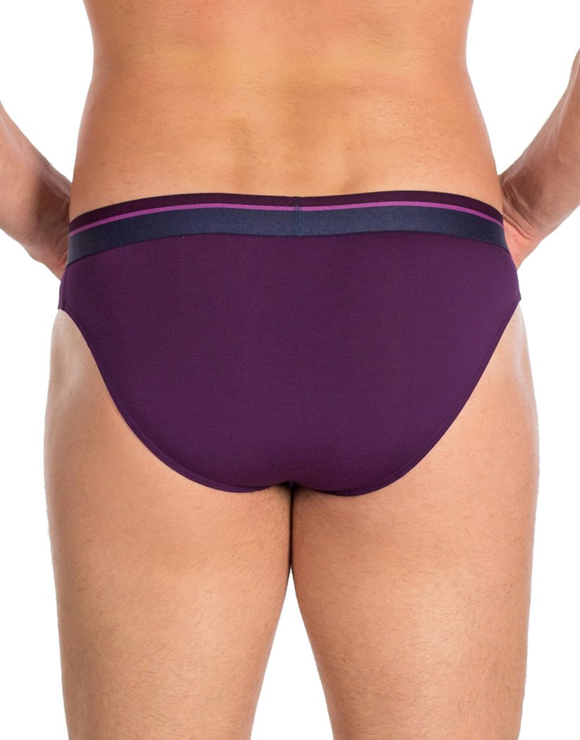 Purple Back Obviously PrimeMan Hipster Brief A04