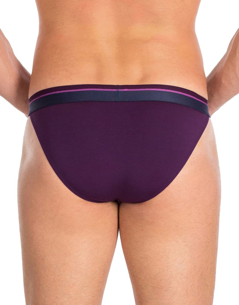 Purple Back Obviously PrimeMan Bikini Brief A05