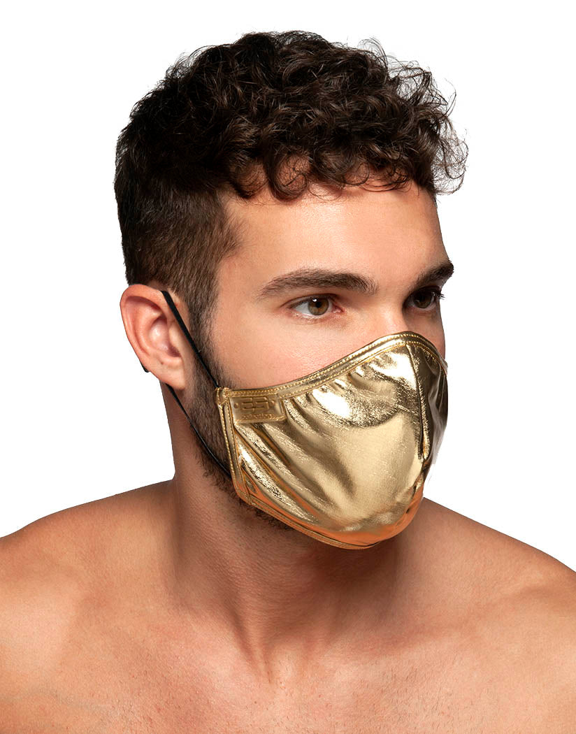 Gold Side Addicted Party Mask AC107