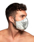 Silver Side Addicted Party Mask AC107