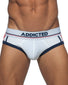 White front Addicted Sport Mesh Brief AD738