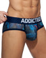 Navy/Gold/Blue Side Addicted 3- Pack Tropical Mesh Brief Push Up AD889P