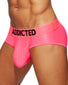 Neon Pink Side Addicted Ring Up Neon Mesh Brief AD951