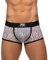 Heather Grey Front Addicted Tiger Print Trunk AD973