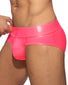 Neon Pink Front Addicted Neon Shiny Brief AD987