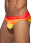 Red Side Addicted Rainbow AD Swim Bikini ADS220