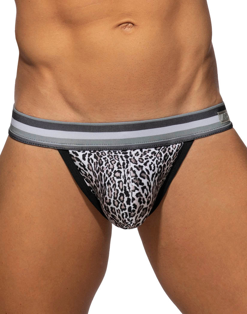 Charcoal Front Addicted Leopard Stripes Ass Freedom ADS269