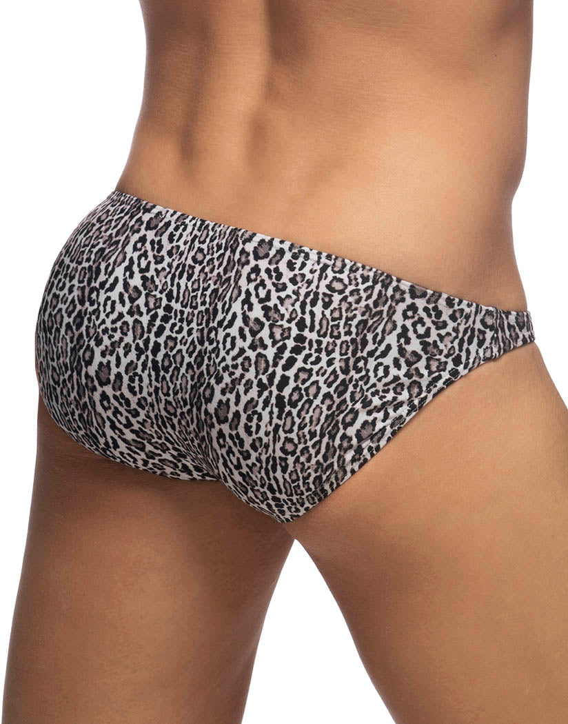 Charcoal Back Addicted Leopard Mini Bikini ADS270