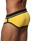 Yellow Back Addicted Curve Cotton Brief AD727