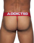 Black/Navy/Red Back Addicted 3 Pack Basic Soft Cotton G-String AD746P