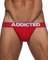 Black/Navy/Red Front Addicted 3 Pack Basic Soft Cotton G-String AD746P
