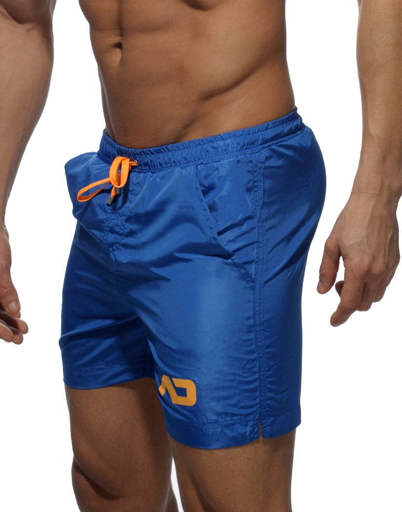 Royal Blue Side Addicted Swim Basic Long Swim Short ADS073