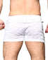 White Back Andrew Christian Camouflage Burnout Shorts 6669