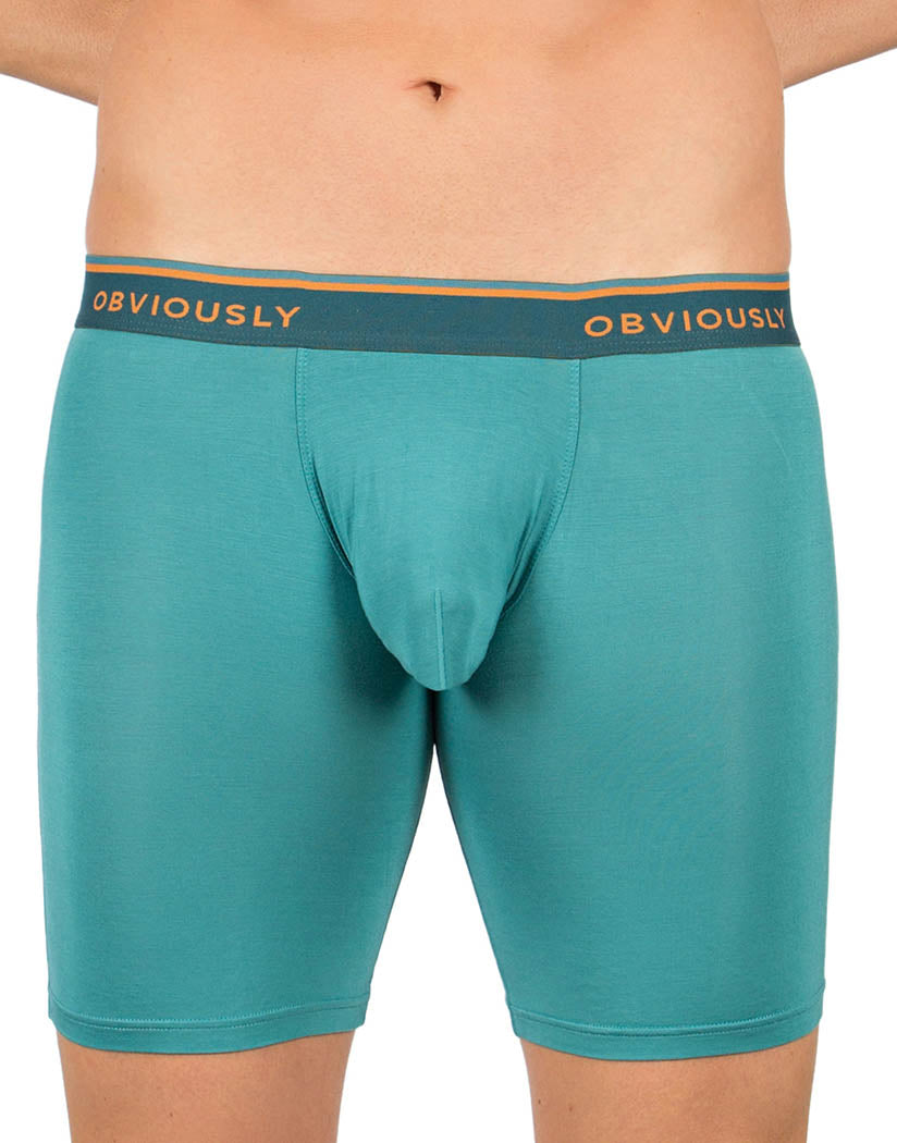 Teal Front Obviously EveryMan 6 Inch Boxer Brief B09
