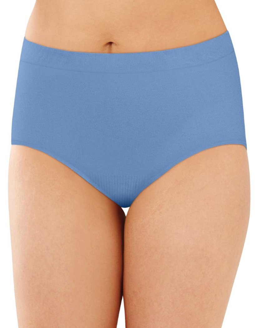 Hot Springs Blue Front Bali Comfort Revolution Lace Seamless Brief Panty 803J