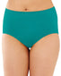 Vivid Teal Front Showtime Fuchsia Front Bali Comfort Revolution Lace Seamless Brief Panty 803J