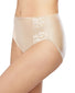Soft Taupe Side Bali Double Support Moisture Wicking No Show Hi Cut Brief Panty DFDBHC