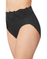 Black Lace Front Bali Passion for Comfort Hi Cut Panty DFPC62