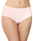Pink Leaf Print Front Bali Passion for Comfort Lace No Show Hipster Panty DFPC63