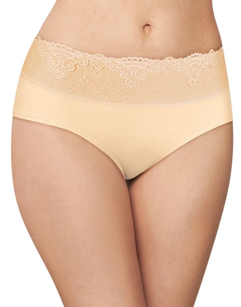 Women's Bali DFSTHP Soft Touch Hipster Panty (White 9)