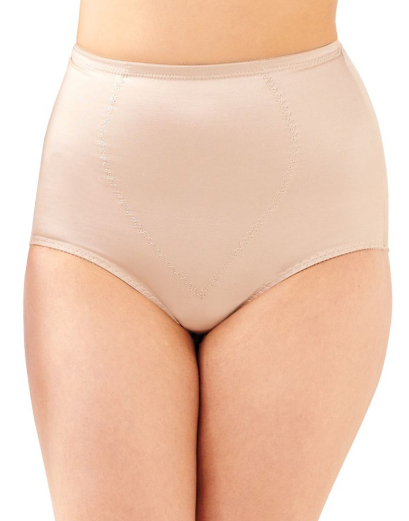 Nude Front Bali Body Tummy Panel Brief Panty with Moderate Control 2-Pack X710