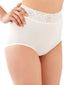 White Front Bali Lacy Skamp Brief Panty