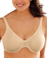 Soft Taupe Front Bali Passion for Comfort Seamless Minimizer Underwire Bra Soft Taupe 3385