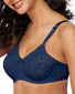 Navy Front Bali Lace and Smooth Bra 3432