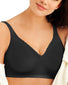 Black Lace Front Bali Comfort Revolution Smart Size Wirefree Bra Black Lace 3484