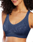 In The Navy Dot Front Bali Comfort Revolution ComfortFlex Fit Shaping Wirefree Bra 3488