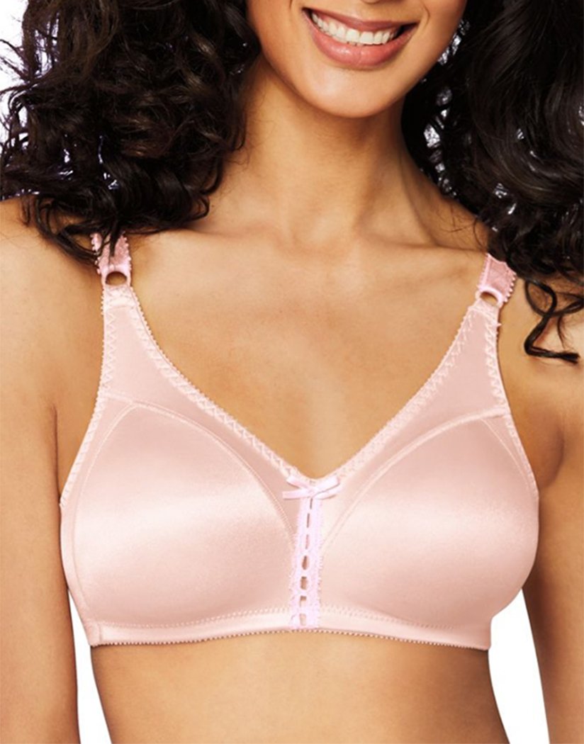 Blushing Pink Front Bali Double Support Wire Free Bra | 3820