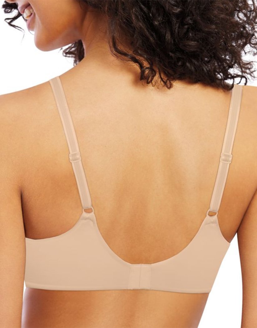 Pearl/Paris Nude Lace Back Bali One Smooth U Smoothing & Concealing Underwire Bra 3W11