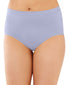 Nude/Raindrop Blue Swirl/Morning Orchid Dot Front Bali Comfort Revolution Microfiber Seamless No Show Brief Panty 3 Pack AK88