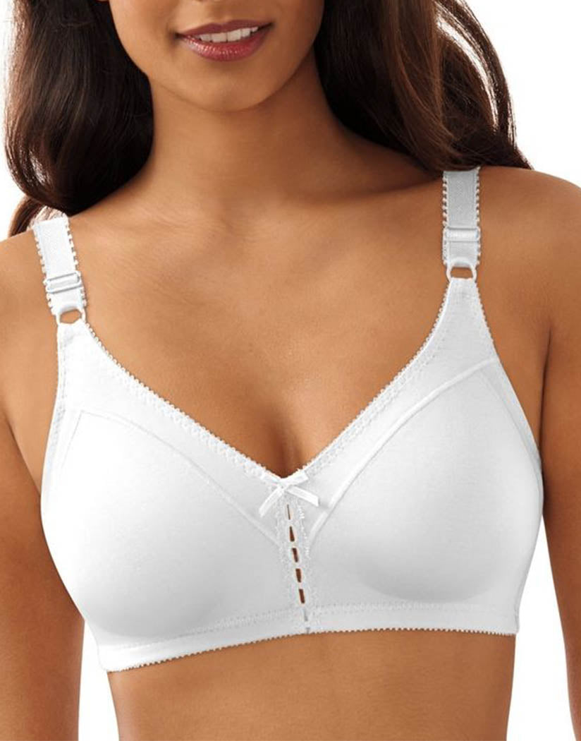 Two 36D Bali Bras White & Nude TeeShirt Bras With Wire