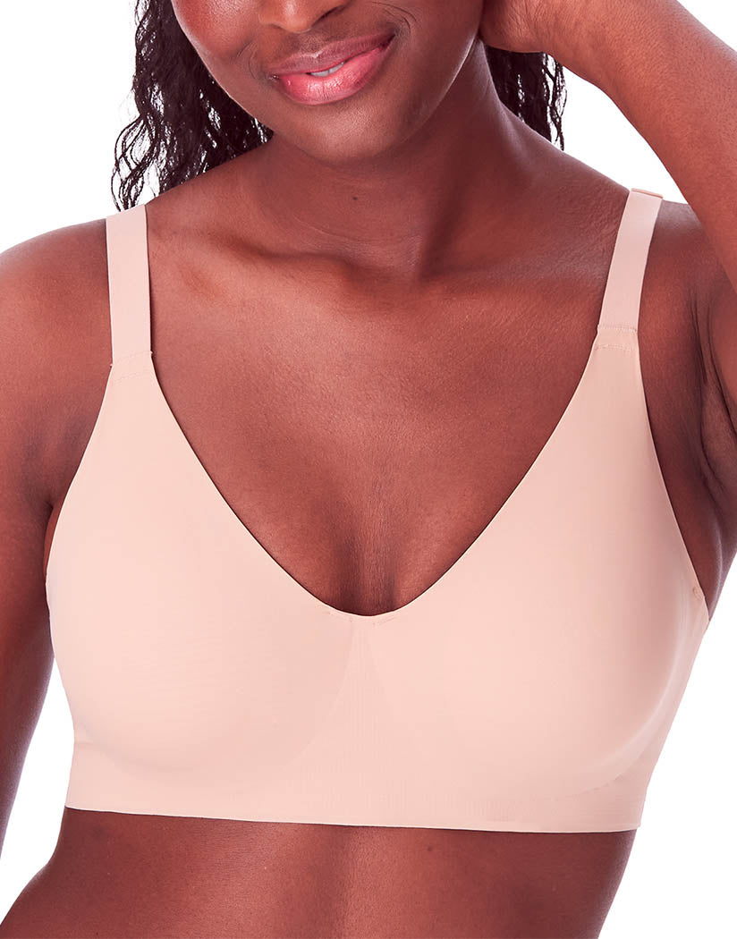 Taupe Front Bali Comfort Revolution Easylite Underwire Bra With Back Closure DF3498