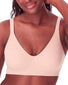 Taupe Front Bali Comfort Revolution Easylite Underwire Bra With Back Closure DF3498