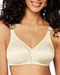 Ivory Front Bali Double Support Wire Free Bra DF3820