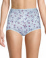 Blushing Pink/Greenhouse Lavender/Mini Spotted Floral Front Bali Skimp Skamp Full Brief Panty 3-Pack DFA633