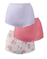 Lavender Moon/Terracotta Pink/Wild Roses Print Front Bali Skimp Skamp Full Brief Panty 3 Pack DFA633